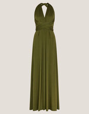 Thea Multiway Bridesmaid Dress, Green (OLIVE), large