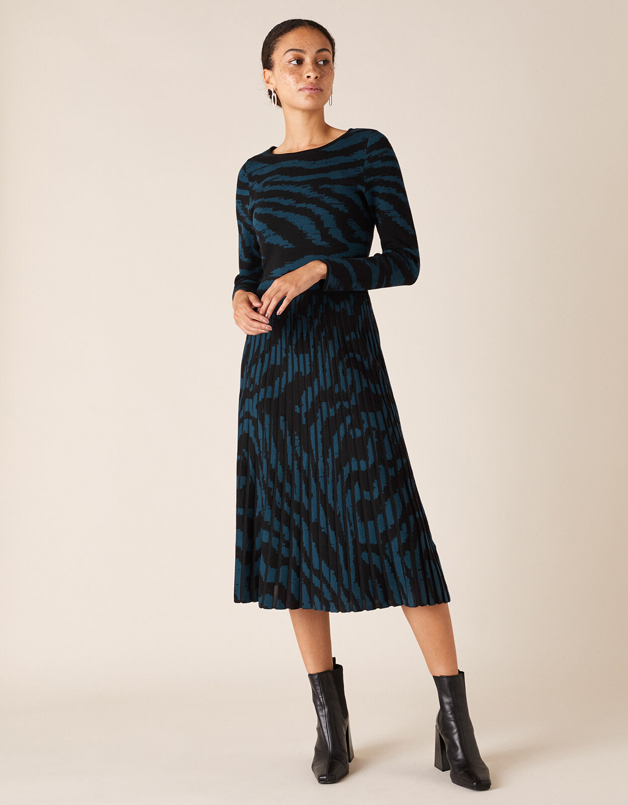 Monsoon zebra dress clearance