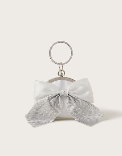 Diamante Bow Bangle Bag, , large