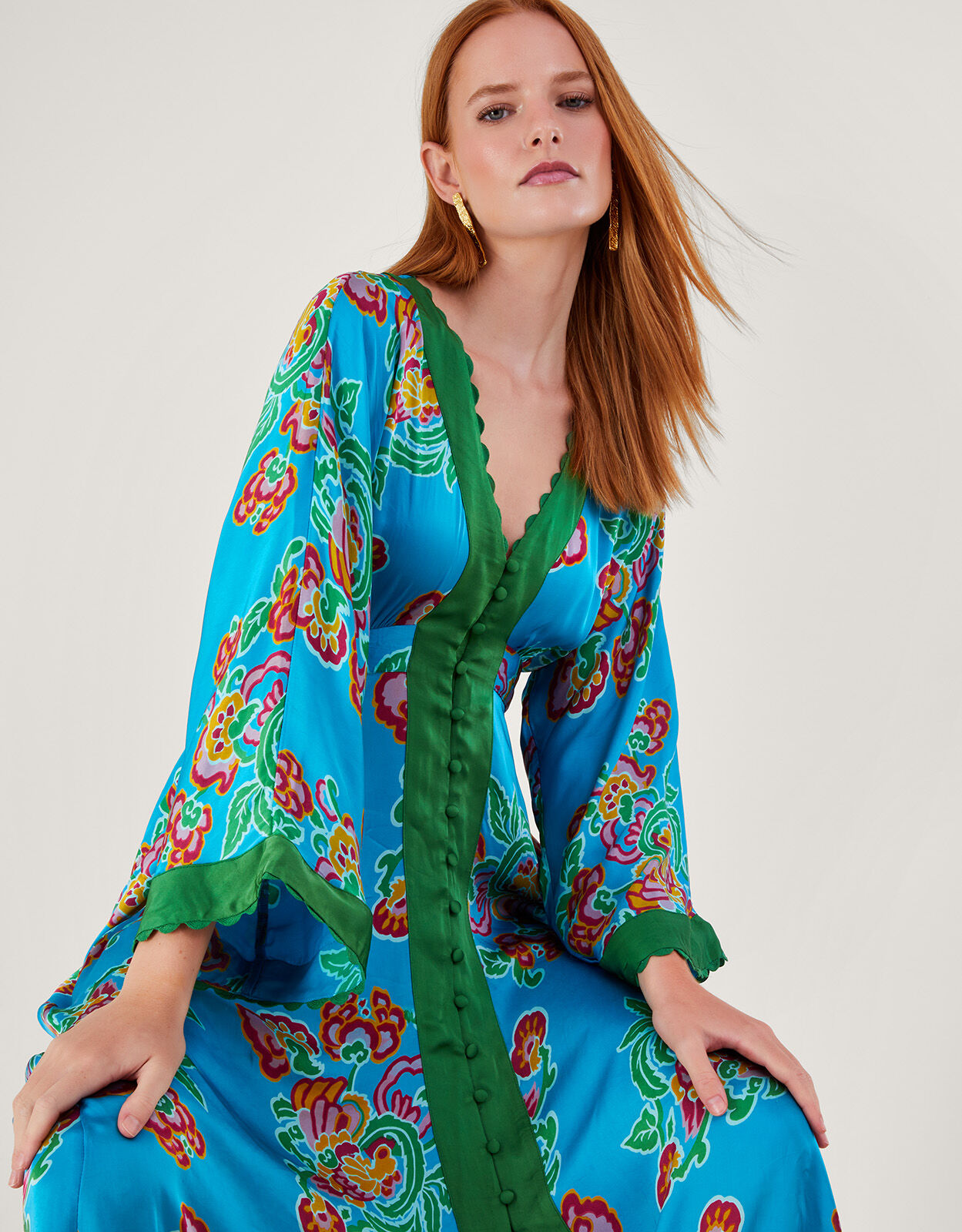 Monsoon kaftan dress sale