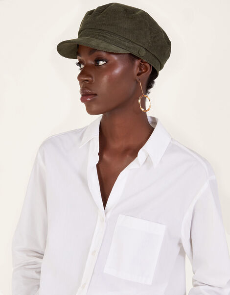 Cord Baker Boy Hat, , large