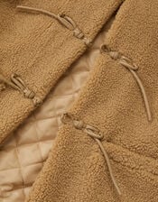 Borg Duffle Coat, Camel (CAMEL), large