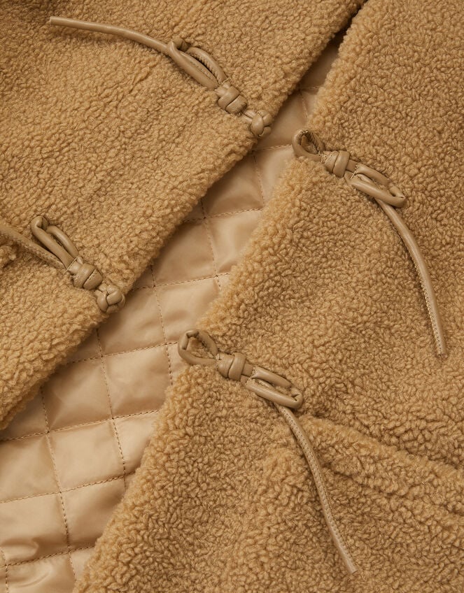 Borg Duffle Coat, Camel (CAMEL), large