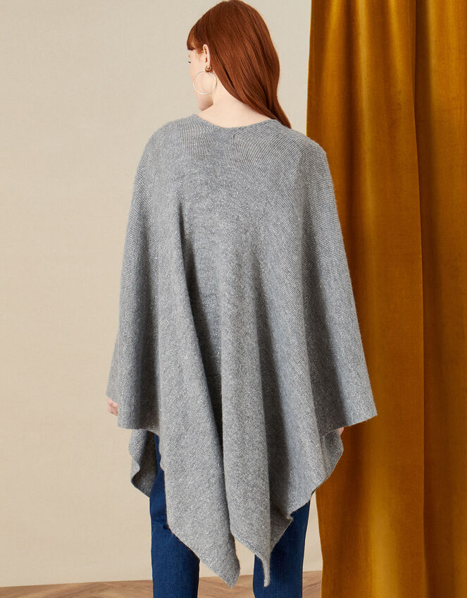 Metallic Knitted Wrap, , large