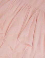 Arizona Halter Ruffle Prom Dress, Pink (PALE PINK), large
