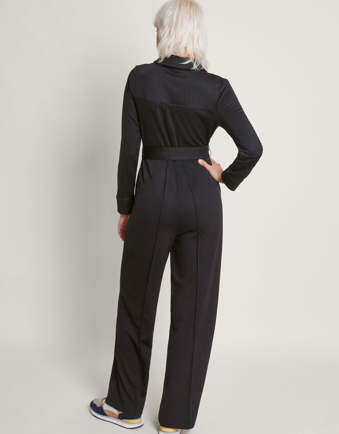 Penny Ponte Jumpsuit, Black (BLACK), large