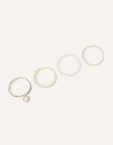 Rose Pearl Bracelets 4 Pack, , large