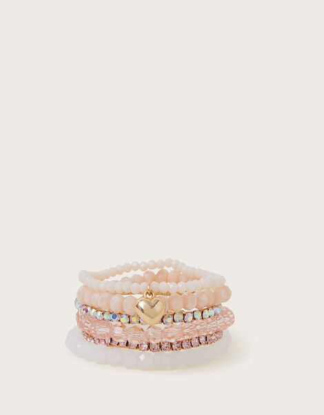 6-Pack Pretty Stone Bracelets, , large