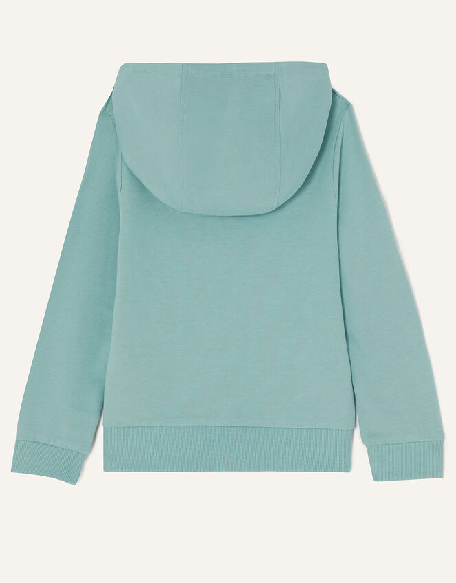 Sequin Butterfly Hoodie, Green (GREEN), large