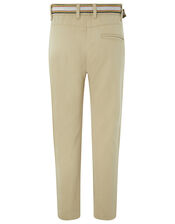Stone Belted Chino Trouser, Natural (STONE), large
