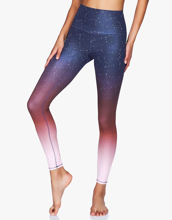 Moonchild Deep Shade Printed Leggings, Blue (BLUE), large