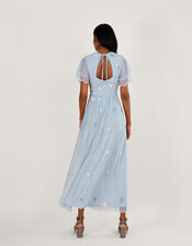 Catherine Embellished Shorter Length Maxi Dress, CLOUD, large