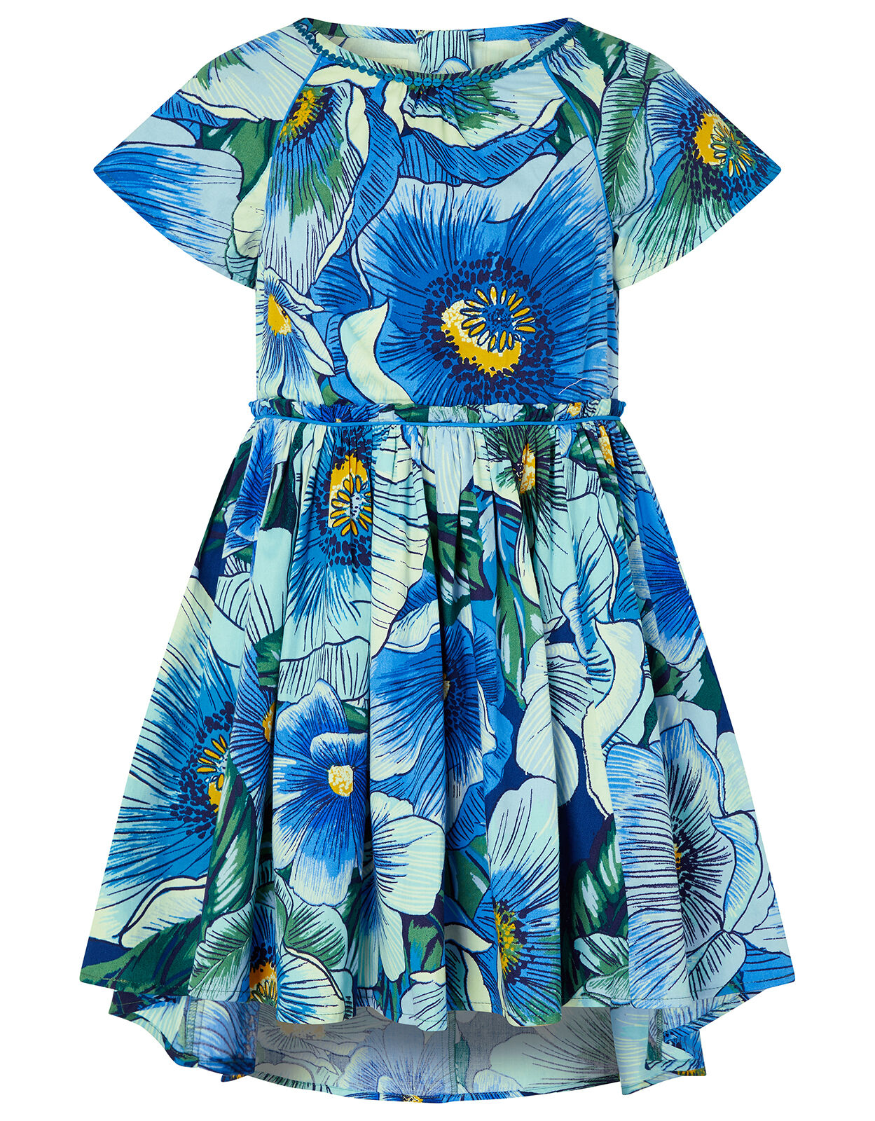 Carmen Poppy Dress Blue