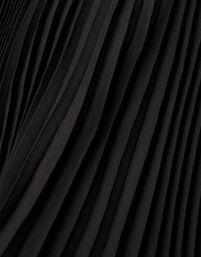 Rubina Pleat Dress, Black (BLACK), large