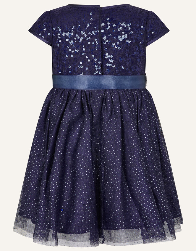 Baby Paige Sequin Dress, Blue (NAVY), large