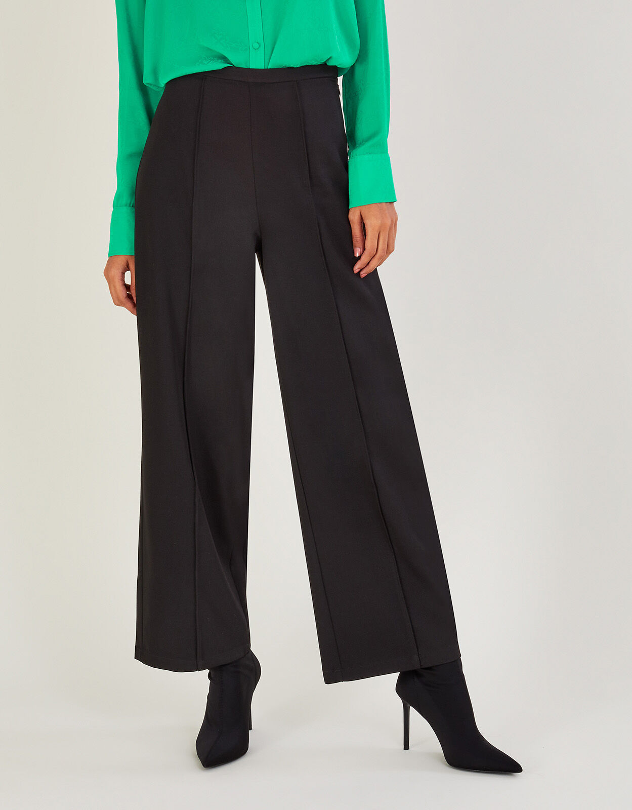 Lauren Wide Leg Trousers Black