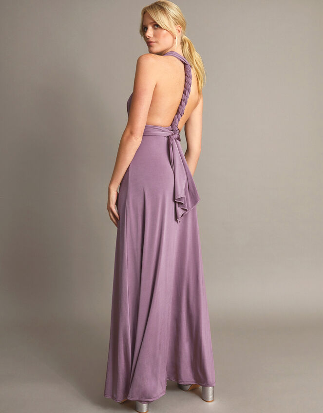 Thea Twist Me Tie Me Maxi Dress, Mink (MINK), large
