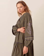 East Dilly Gingham Cotton Dress, Multi (MULTI), large