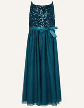 Truth Maxi Prom Dress, Teal (TEAL), large
