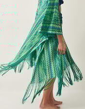 Nadia Zigzag Stripe Kaftan, , large