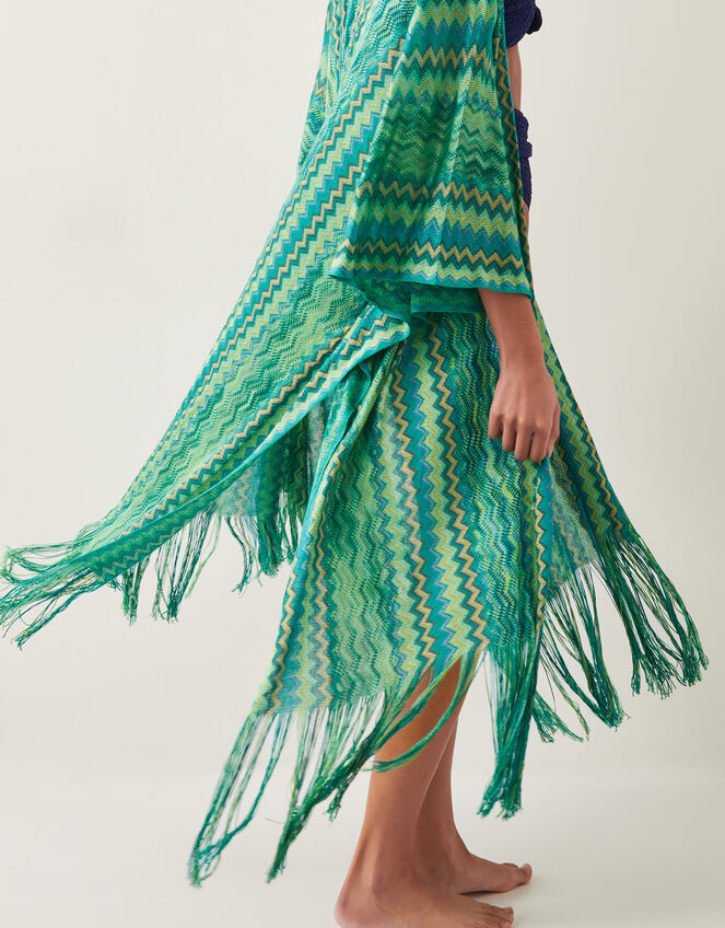 Nadia Zigzag Stripe Kaftan, , large