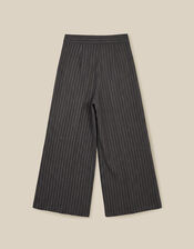 Ambar Pinstripe Wide Leg Trousers, Grey (CHARCOAL), large