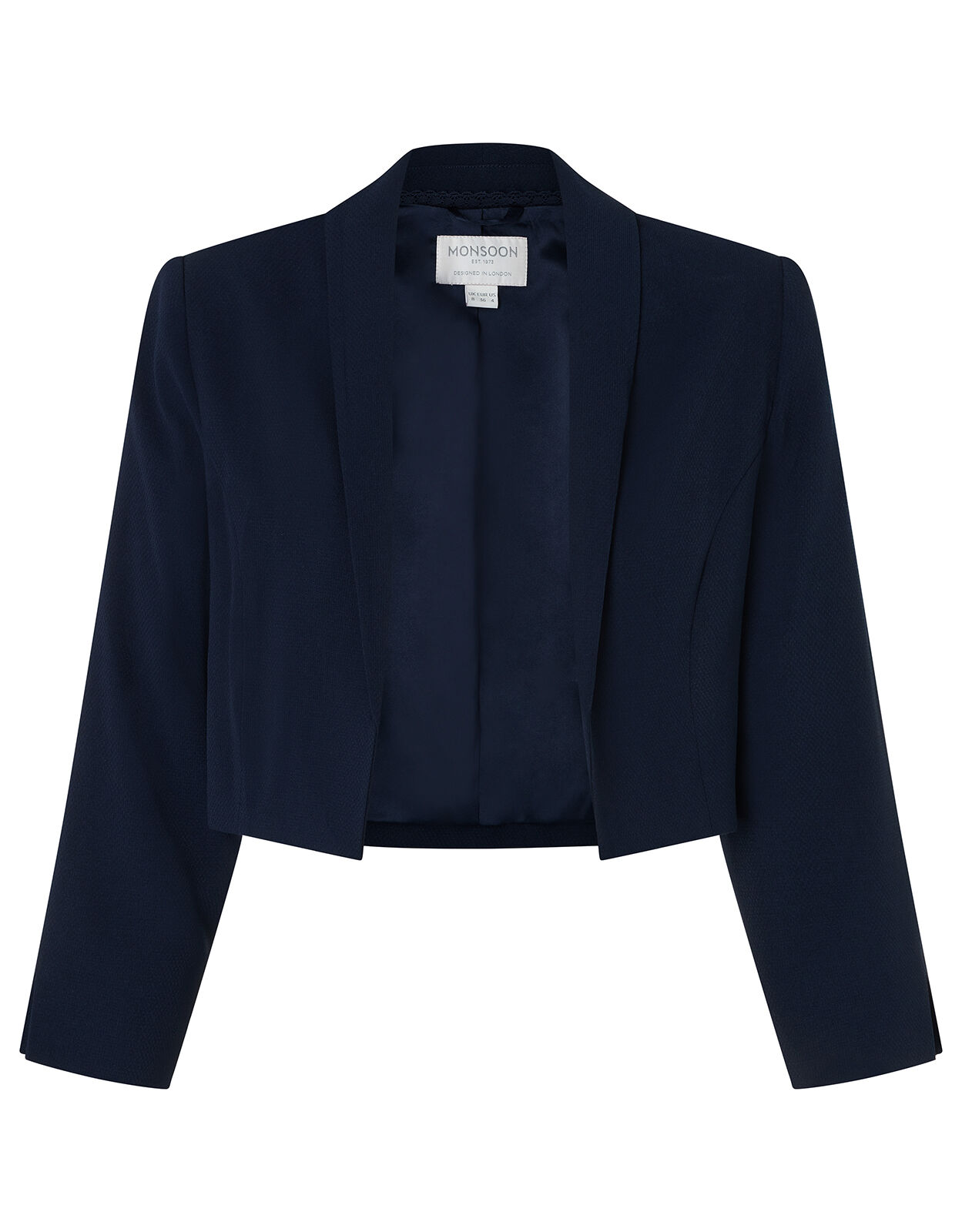 Monsoon cropped on sale jacket