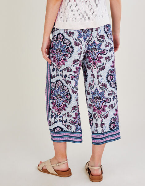 Floral Print Trousers in LENZING™ ECOVERO™  Pink, Pink (PINK), large
