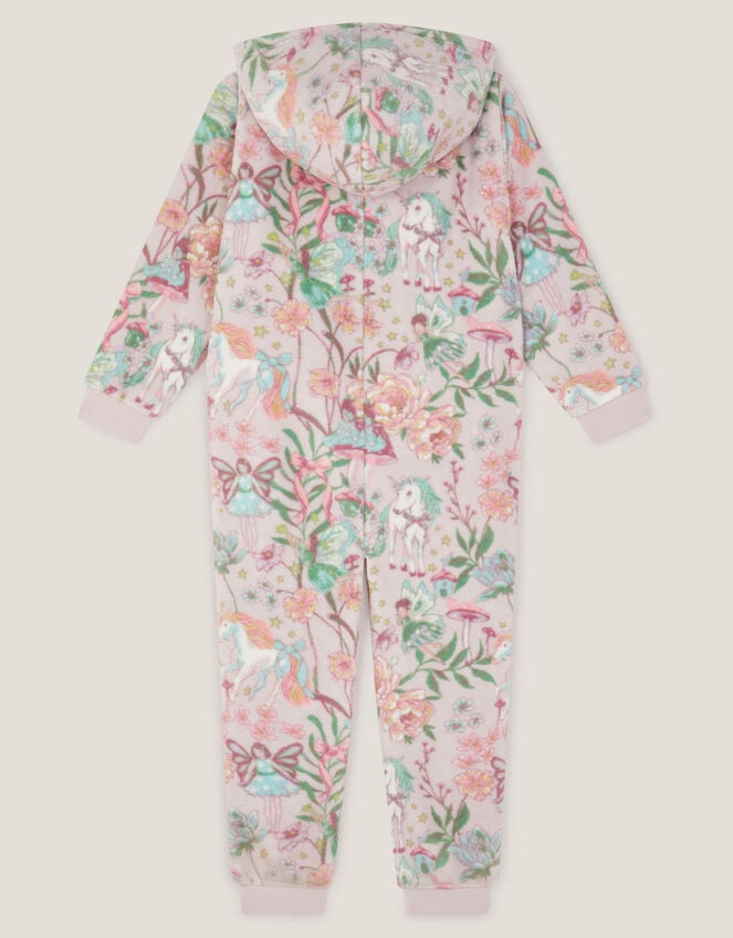 Unicorn Fairy Fleece Onesie, Pink (PINK), large