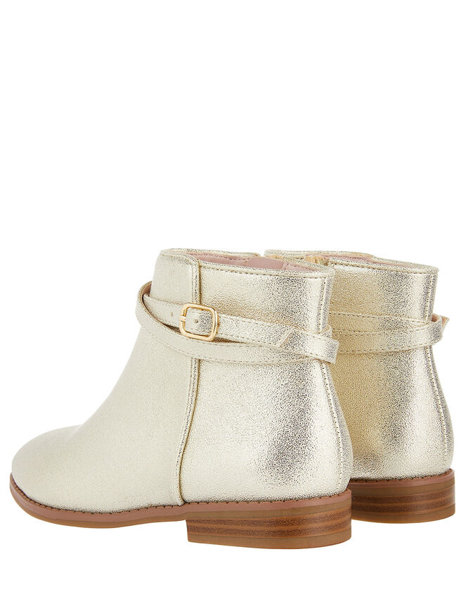 Nadia Shimmer Ankle Boots, Gold (GOLD), large