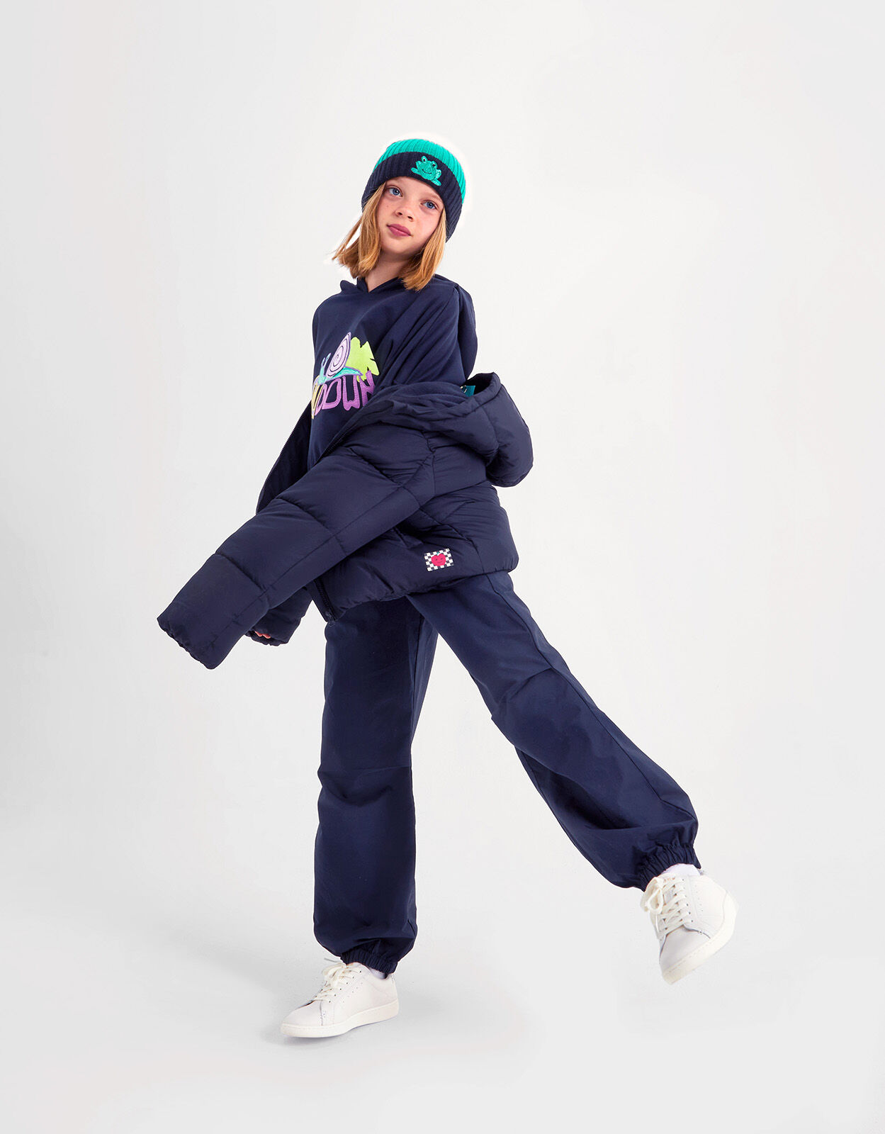 Girls short padded jacket store