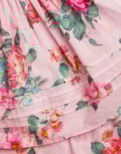 Baby Vintage Floral Top and Shorts Set, Pink (PINK), large