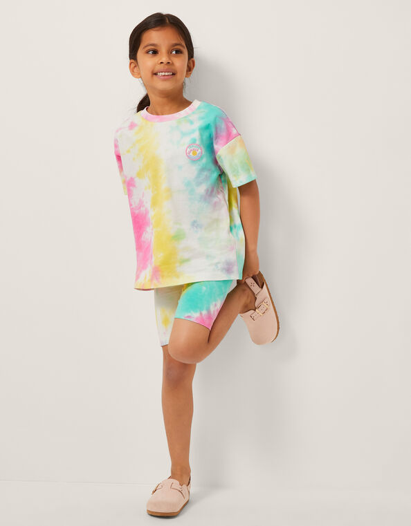 Tie-Dye Cycle Shorts, Multi (MULTI), large