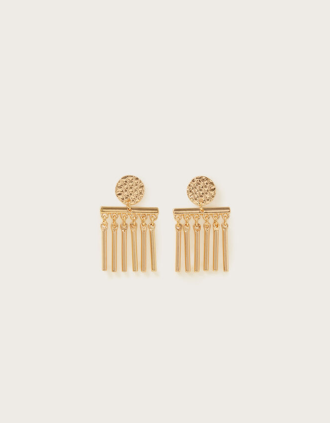 Tassel Charm Stud Earrings
