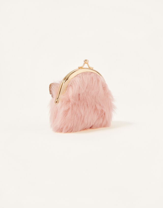 Glitter Butterfly Fluffy Bag, , large