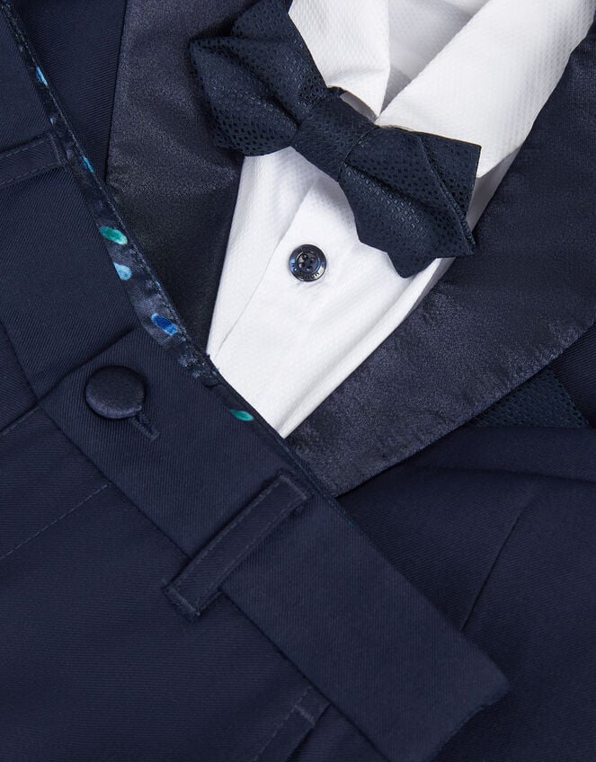 Luca 4-Piece Tuxedo Suit, Blue (NAVY), large