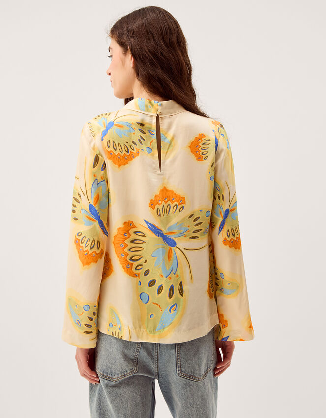 Clemence Aurelie Butterfly Top, Ivory (IVORY), large