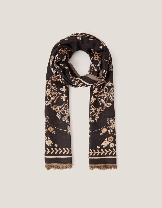 Sammi Medallion Print Scarf, , large