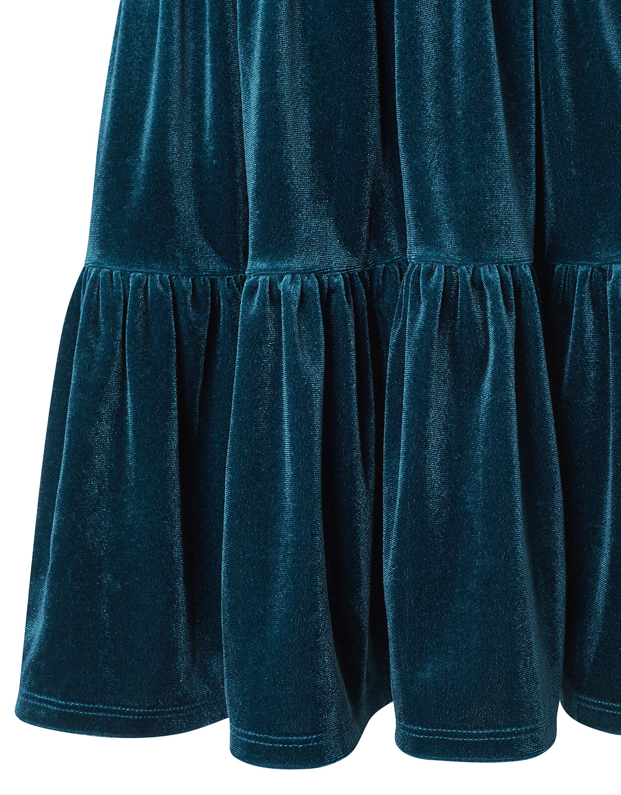 Monsoon teal outlet velvet dress