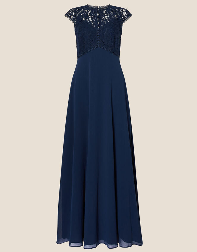 Lindsay Maxi Dress, Blue (NAVY), large