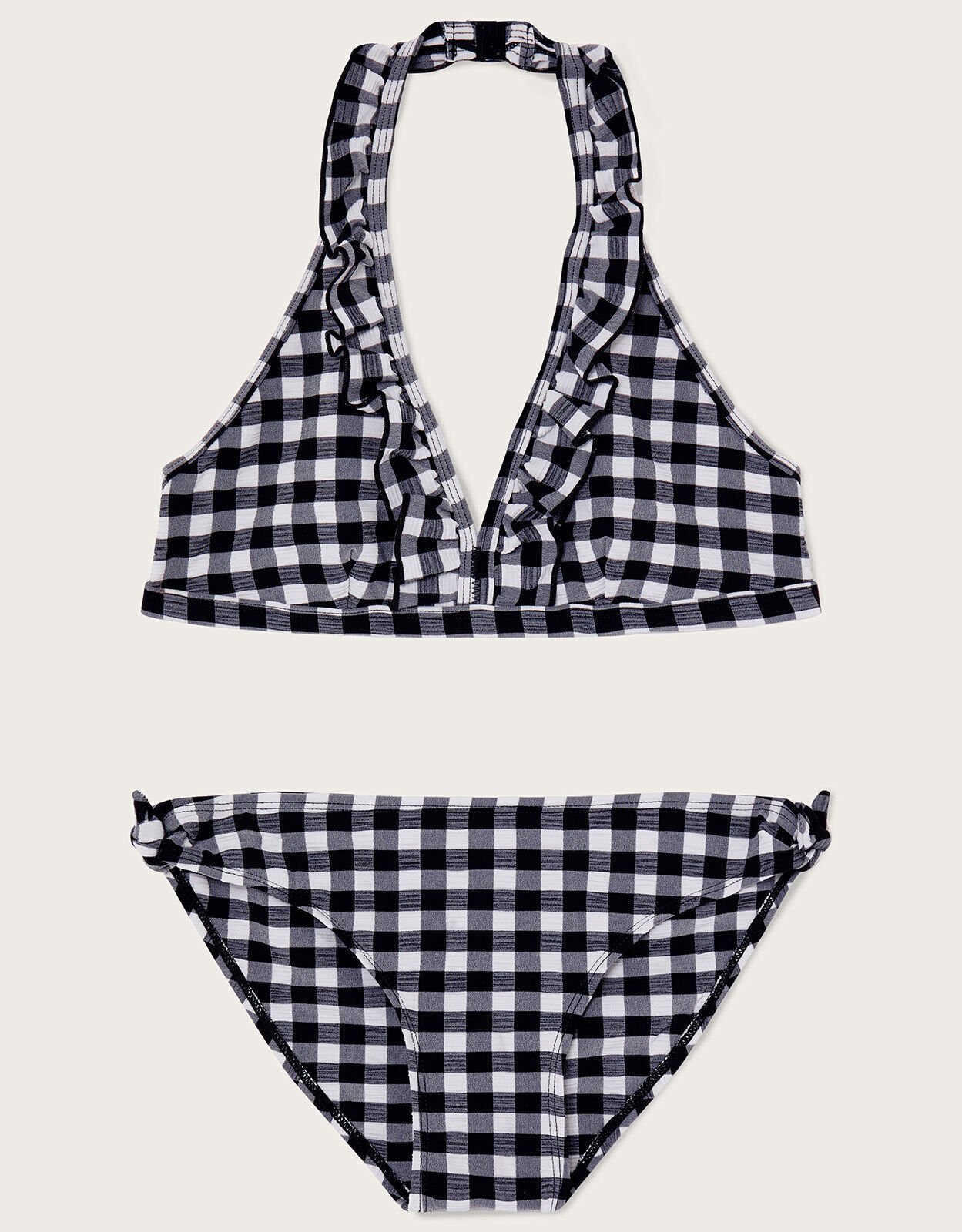 Gingham bikini set sales