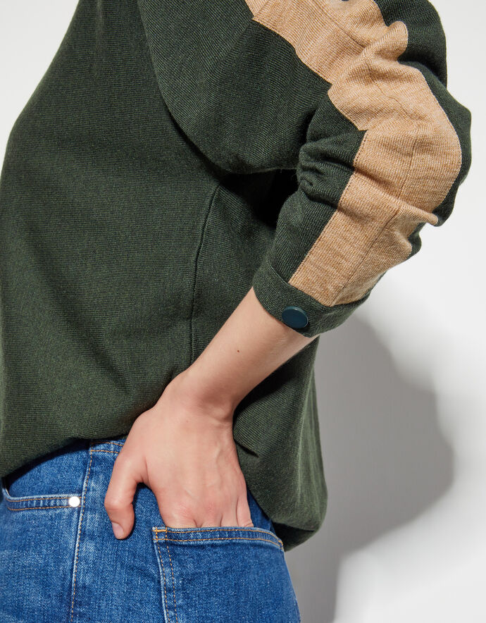 NOLA KNIT SWEATER / GREEN main image 1
