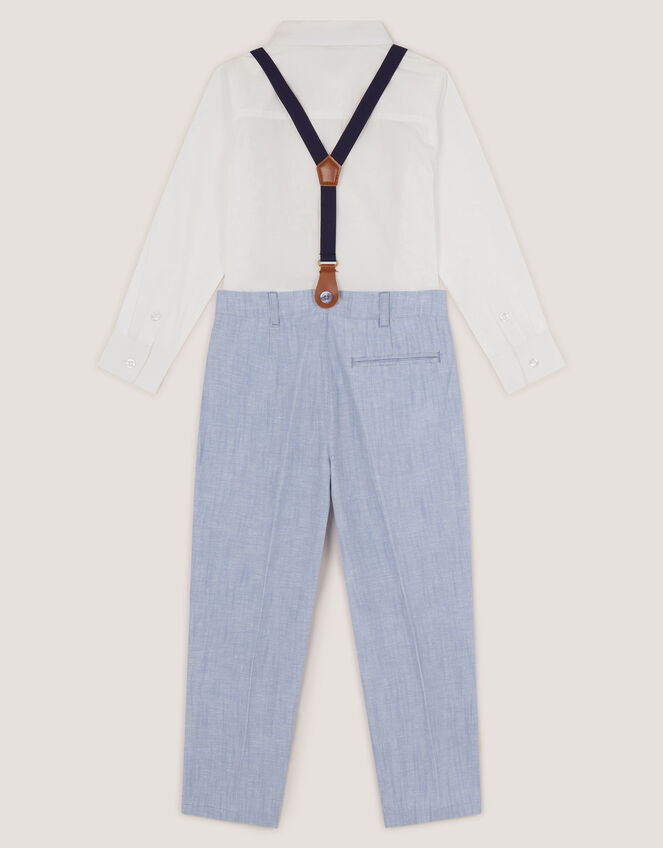 Aiden 3-Piece Suit with Braces, Blue (BLUE), large