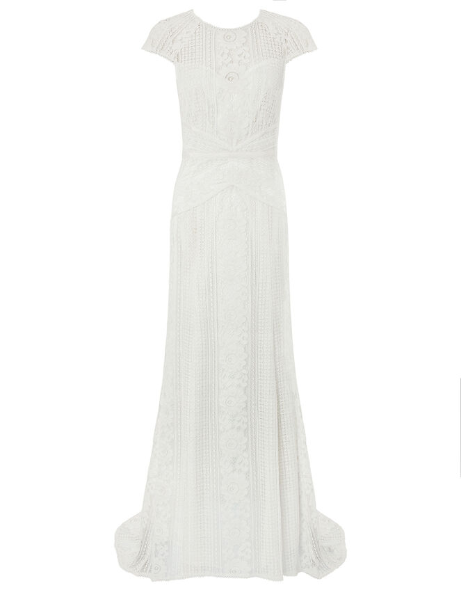 Meghan Geo Lace Maxi Wedding Dress Ivory, Wedding Dresses