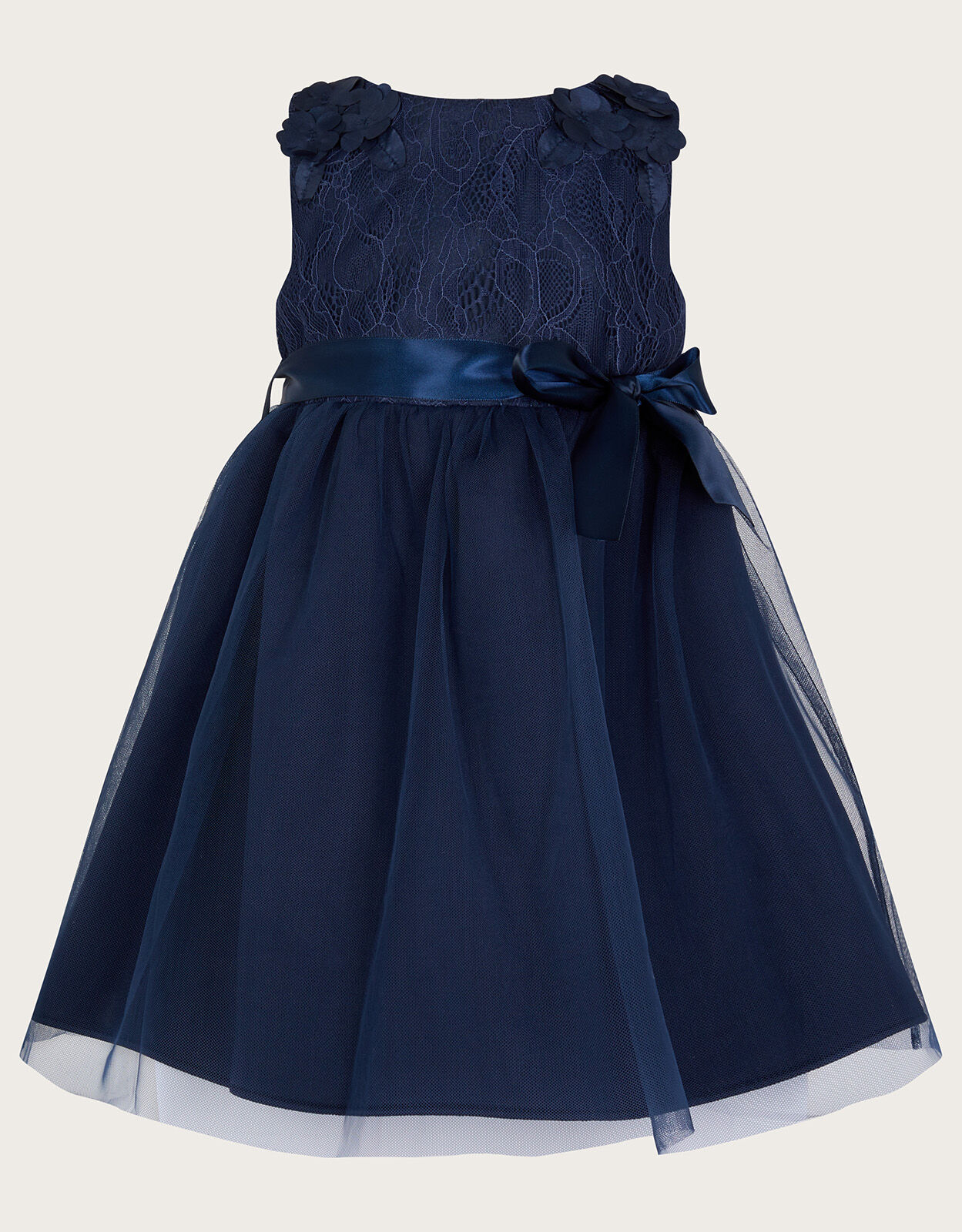Navy blue and pink flower girl dresses hotsell