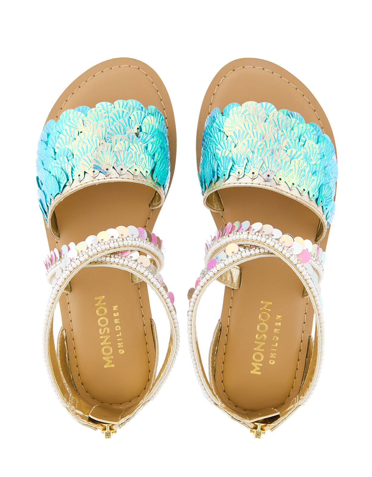 Girls embellished hotsell sandals