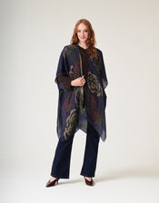 One Hundred Stars Parsley Seed Wool Shawl, , large