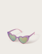 Ombre Heart-Shape Sunglasses, , large