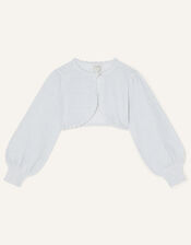 Statement Sleeve Cardigan, Silver (SILVER), large