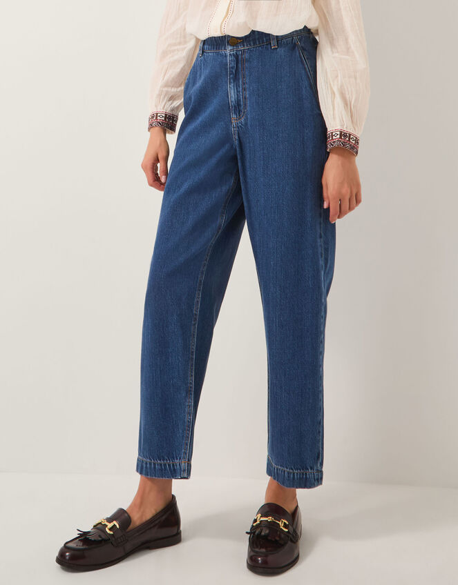 Novi Carrot Leg Jeans, Blue (MID AUTHENTIC BLUE), large